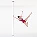 LUPIT POLE Classic G2 Standard Lock - Professional Dancing Pole, Stainless Steel, 45 mm, Spinning and Static Mode, Easy Installation, No Drilling