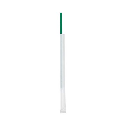 Pitillos verdes de plástico Restaurantware, pack 2000 unidades miniatura 2