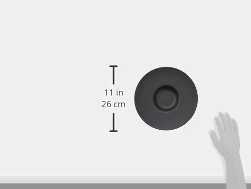 Amazon｜カネスズ セラミックス パスタ皿 黒曜 26cm ワイドリム 26cm平