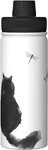 和風 和柄 猫柄 アニメ 水筒 真空断熱 保温 保冷 スポーツボトル 人気 ステンレスボトル スポーツ飲料対応 漏れない 直飲み530ml 男の子 女の子 おしゃれ 大人 子供 グッズ キャラクター 雑貨 zj175