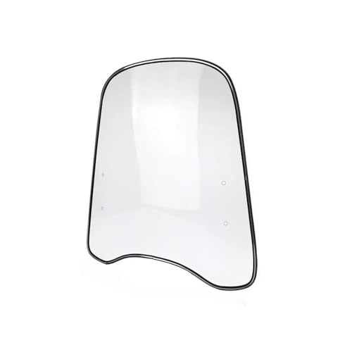 Parabrisas Parabrisas Universal para Motocicleta Parabrisas Transparente 18x16,7 Pulgadas Compatible Motocicletas Coches Scooters Bicicletas Eléctricas