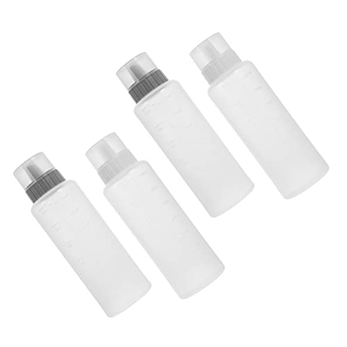 HOLIDYOYO 4Pcs Sauce Squeeze Bottles Condiment Dispenser for Ketchup Salad Dressing Lightweight Portable Design Easy to Clean and Use for Home Outdoor Activities