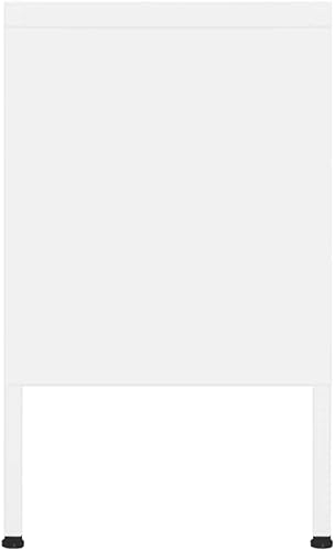 Miniatura 4 de GOLINPEILO Armario de almacenamiento de TV de acero con 2 puertas y un estante en el interior, consola multimedia de metal centro de entretenimiento