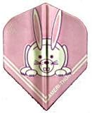 25 Sets #3450 AmeriThon Pink/Purple Bunny Dart Flights