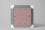 Botola di ispezione Antincendio 30x30 cm in alluminio naturale per controsoffitto EI 15 - Lastra 15 MM in gesso rivestito DFI e pannello lana di roccia