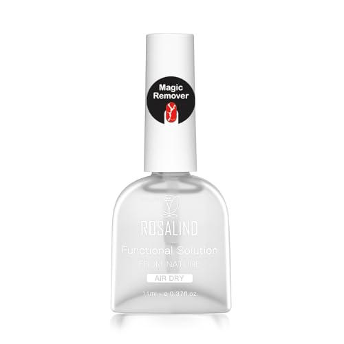 ROSALIND Magic Remover Pintauñas Semipermanentes, Quita Esmalte Semipermanentes Para Uñas,Removedor de Quitaesmaltes de Uñas Semipermanente Quitar el Esmalte de Uñas Rápido y Fácil