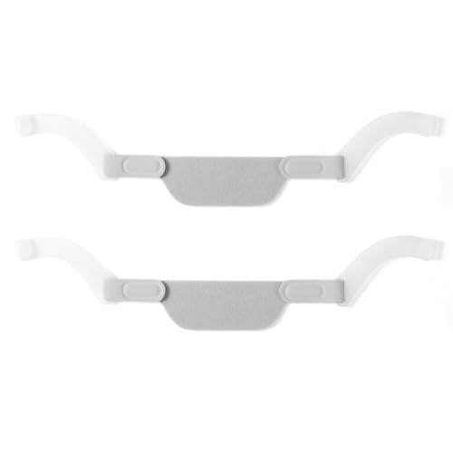 Image of 2 Pack Replacement Headgear Strap for DreamWear Nasal Pillow Mask,High Elastic Soft Headgear with Arm for DreamWear Respironics Headgear Breathable and Adjustable Headband Strap, Light Grey