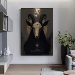 Peinture sur toile de maître, affiche d'art mural élégante avec cadre