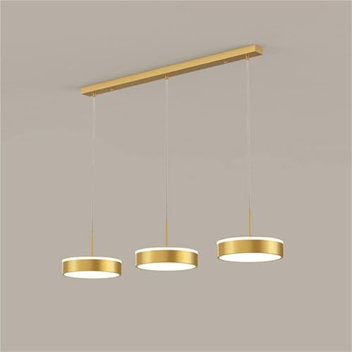 Lueur élégante pour salle à manger : suspension câble cuisine or pour repas cosy