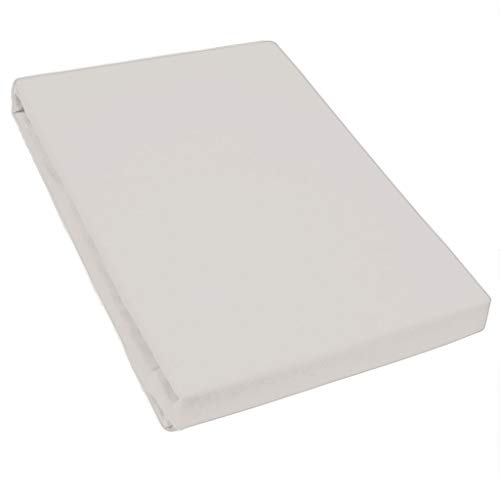 Formesse Bella-Donna Jersey Spannbettlaken silber, 180x200 - 200x220 cm