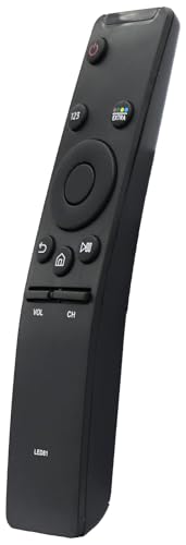 Controle remoto de substituição compatível com Samsung BN59-01259B para TVs LCD, LED, Smart, 4K Ultra HD e QLED – Controle remoto universal preto