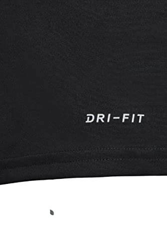 Image of Nike Men's Legend 2.0 Short Sleeve Tee, Black /Black /Matte Silver, Large