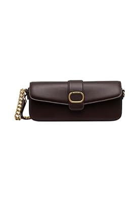 TWINSET Donna Borsa A Tracolla 252TD836A Pelle Marrone Scuro Taglia Unica