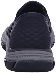 Skechers USA Men's Men's Respected-Elgin Hands Free Slip-in Moccasin, Black, 10 | Image 3