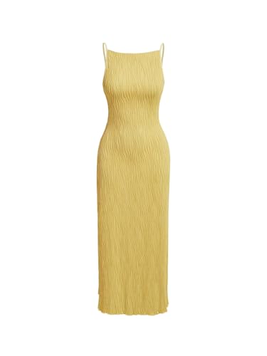Floerns Women's Elegant Sleeveless Ribbed Knit...