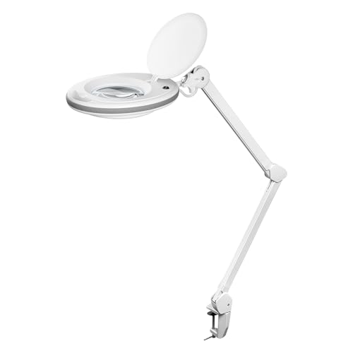 60360 Là°mpara de aumento LED con pinza là°mpara de de plà°stico 8 W de consumo temperatura de color 6500 K flujo luminoso 650 lm tensià³n de servicio 230 V AC blanco