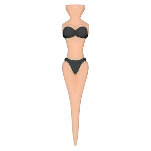 Lustige Golf-Tees, Bikini-Form, stabiles Design, auffällige Tee-Marker, Sport-Gag-Zubehör, für Fahrstrecken, Hinterhofübungen und Unterhaltung, 8,5 cm