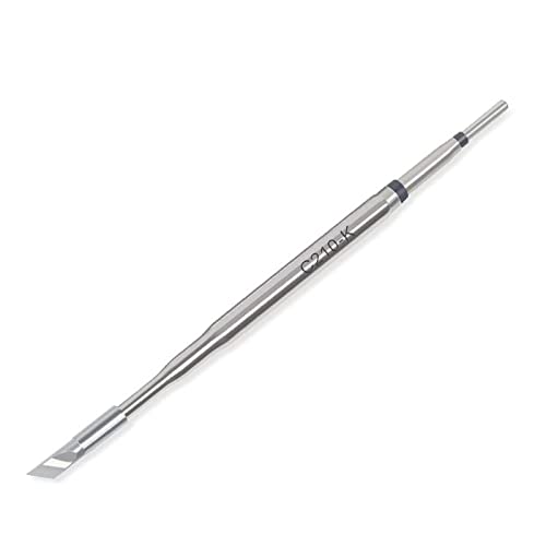 YIHUA - YIHUA C210-Compatible Type-K Soldering Tip ONLY for YIHUA 982 Green, 982D, 982-III (706A Handpiece), 992D-II, 982D-III, and 982D-II Soldering Station