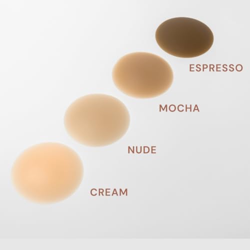 Luxury Nipple Covers 2 PAIRS Reusable Adhesive Breast Pasties for Strapless Outfits4