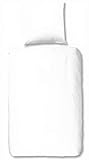 farbenfrohe Design´s HIP Mako Satin Bettwäsche 2 teilig Bettbezug 135 x 200 cm Kopfkissenbezug 80 x 80 cm Uni 0280.00.08 White