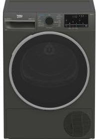 Beko B5T49231I Freestanding Heat Pump Tumble Dryer, 9kg Load, wit...