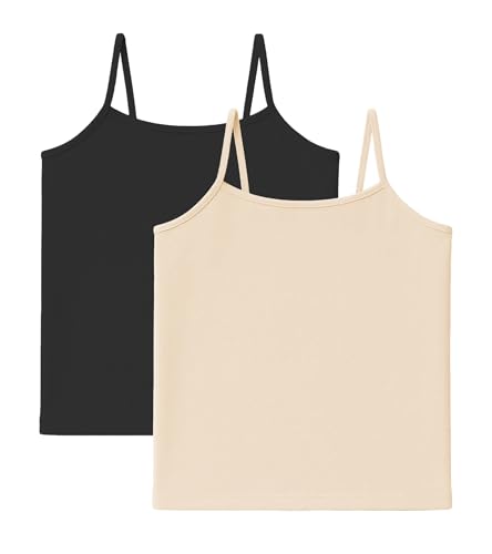 Image of Kurve Girl's Sleeveless Tank Top - Stretch Undershirts Cami Camisole, UV Protective Fabric, Rated UPF 50+ (Made in USA)