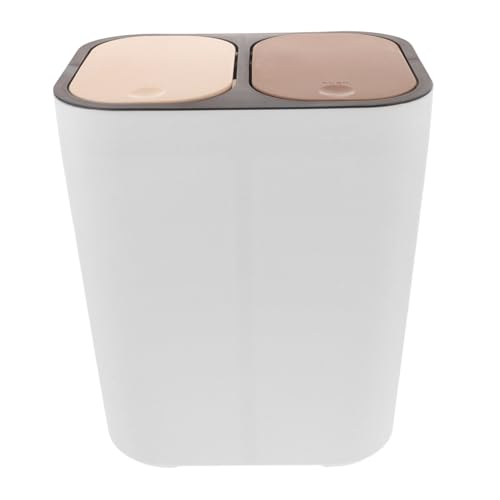 Caneca de basura doble compartimento para cocina y baño
