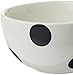 Kate Spade New York Deco Dot Fruit Bowl, 0.60 LB, White