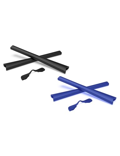 PapaViva �C���[�\�b�N �m�[�Y�p�b�h For Oakley Radar Path - �u���[ + �u���b�N