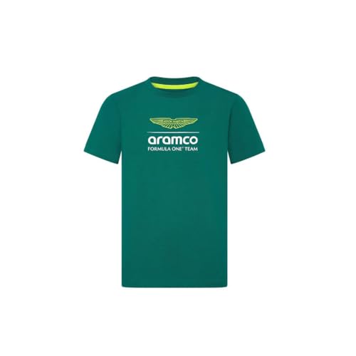 T-Shirt Aston Martin Formule 1 Officiel Vert Vêtement Enfant 3 4 Ans