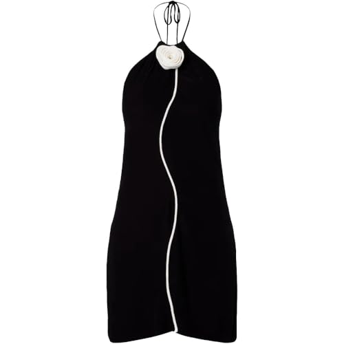 black and white farm rio dress Black and White Embroidered Toucan Euroflax Premium Linen Sleeveless Maxi Dress