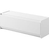 山崎実業(Yamazaki) マグネット カトラリーケース ホワイト 本体：W26×D8×H9cm タワー tower 簡単開閉 スタッキング可能 8462