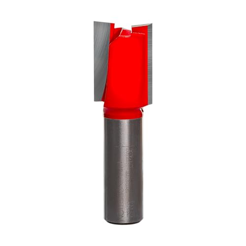 Freud 12-152: 3/4 (Dia.) Double Flute Straight Bit (Eclipse Grind) Red