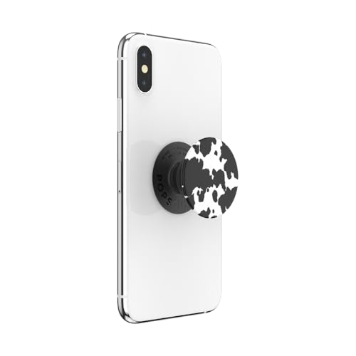 Image of PopSockets Adhesive Phone Grip, Holder, Phone Stand, Cow Print - Its a Moood