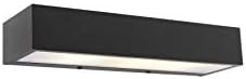 Qazqa - Design Oblong Wall Lamp I Wall Light Black 35 cm - Houx- - Design - Suitable for LED G9 | 3 Light - Aluminium Wall Light - Suitable for Living Room I Kitchen I