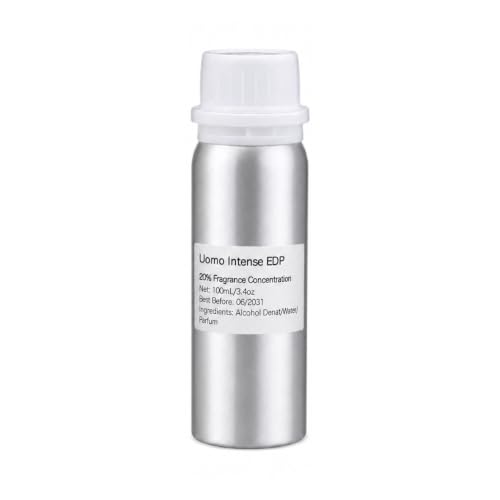 KOHUDIS P56 Unisex Fragrance Refill Inspired byUomo Intense EDP, 20% Concentration, 100 mL Aluminum Bottle Eau de Parfum