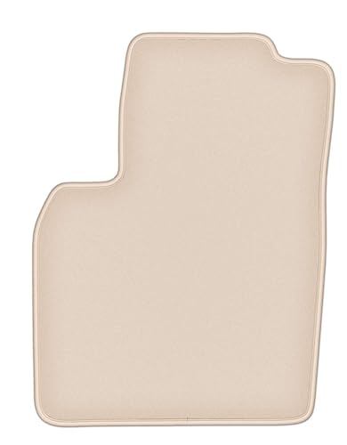 Tapis de sol auto beige anti-salissure pour Fiat Panda II