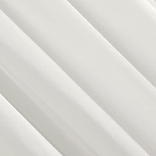 No. 918 Emily Sheer Voile Tab Top Curtain Panel, 59" X 63", Eggshell #TOP2