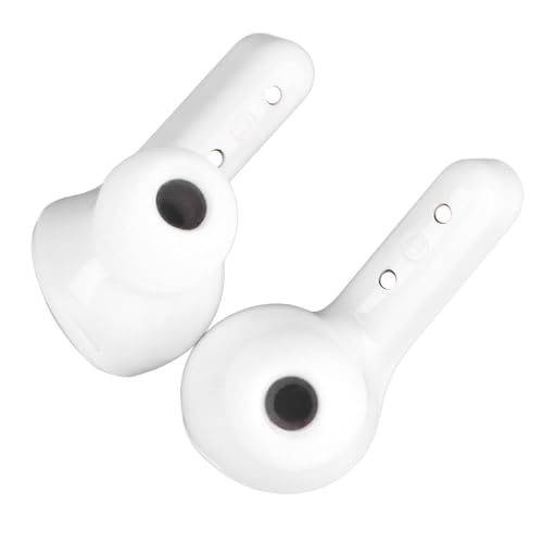 Image of AVASHYAA TECH Bluetooth 5.4 Earphones, Wireless Earphone with 4 ENC Noise Cancelling Mic Bluetooth Headphones Hi-Fi Stereo Sound, 50 Hours Playtime, LED Display Pack of 1 (White)