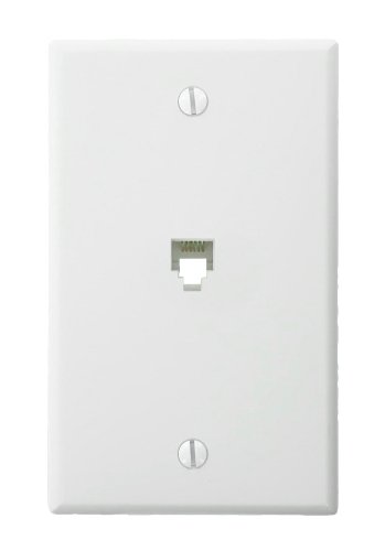 Leviton 6P6C connecteur mural : boîtier téléphone fixe filaire et bornes à vis