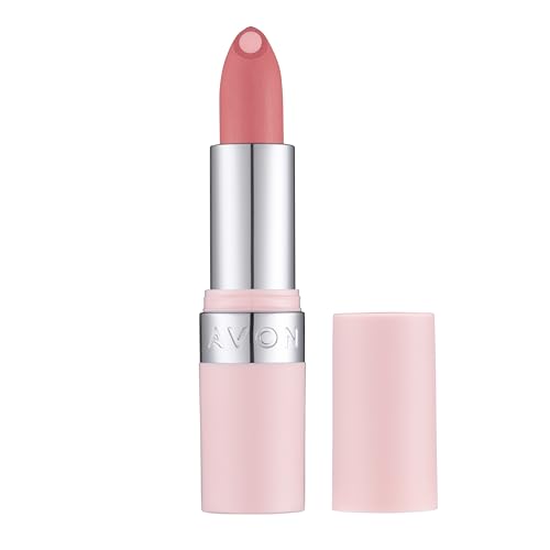 AVON Rossetto Hydramatic Matte - Peony | Lip Stain A Lunga Tenuta Per Un'Azione Idratante | Rossetto Lunga Durata Cuore Di Acido Ialuronico Per Un Look Labbra Vibrante | 3,6g