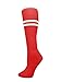 Winterlace Kids Soccer Socks, 6 Pairs for Boys Girls, Youth Knee High Athletic Sports Football Gym School Team Pack Children (as1, alpha, s, regular, Assorted)