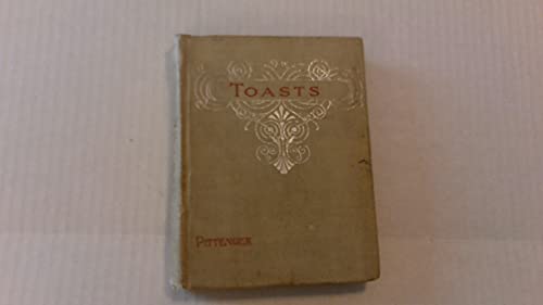 Toasts and forms of public address, B0008BR7EI Book Cover