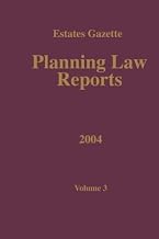 Planning Law Reports 2004