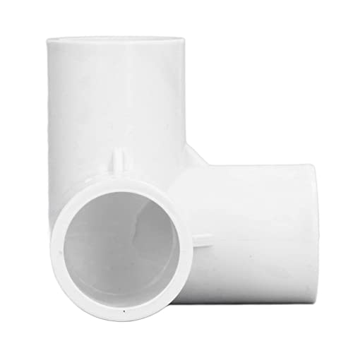 10PCS 20mm PVC Tee Corner Fitting, Right Angle 3 Way Pipe Fittings, High Gloss Finish, 90 Degree Elbow Design - Image 4