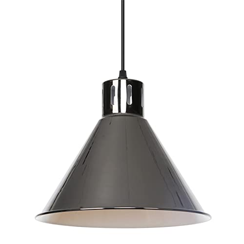 Éclairage En Métal de Lustre Gris Chromé HNVBDOPAE, suspension haut de gamme style moderne