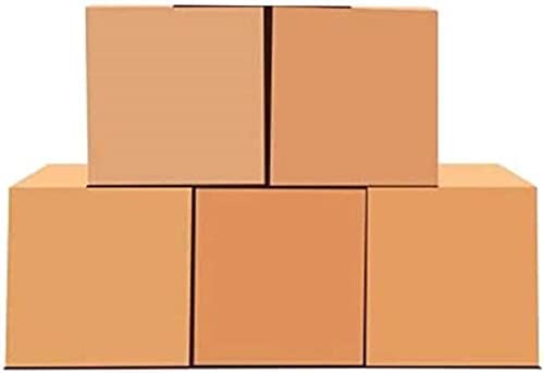 [5pack] Carton box, Cardboard, for moving shipping and packing Double Wall 100% Recyclable Corrugated Cardboard Moving Boxes (41x33x33cm)