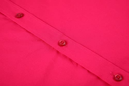Alex Vando Mens Dress Shirts Regular Fit Long Sleeve Stretch Business Dress Shirts for Men