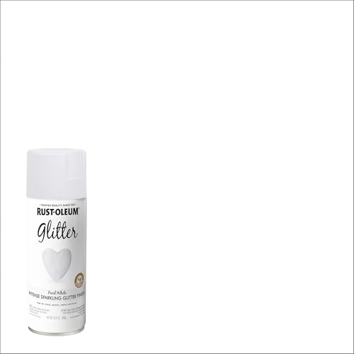 Image of Rust-Oleum 299426 Specialty Glitter Spray Paint, 10.25 Oz, Pearl White