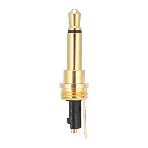 Veloraa Prise pour écouteurs 3,5 mm, tête de réparation 3,5 mm, Type de Soudure léger Portable pour la Maison, la Salle de réunion, Le système de sonorisation Cover